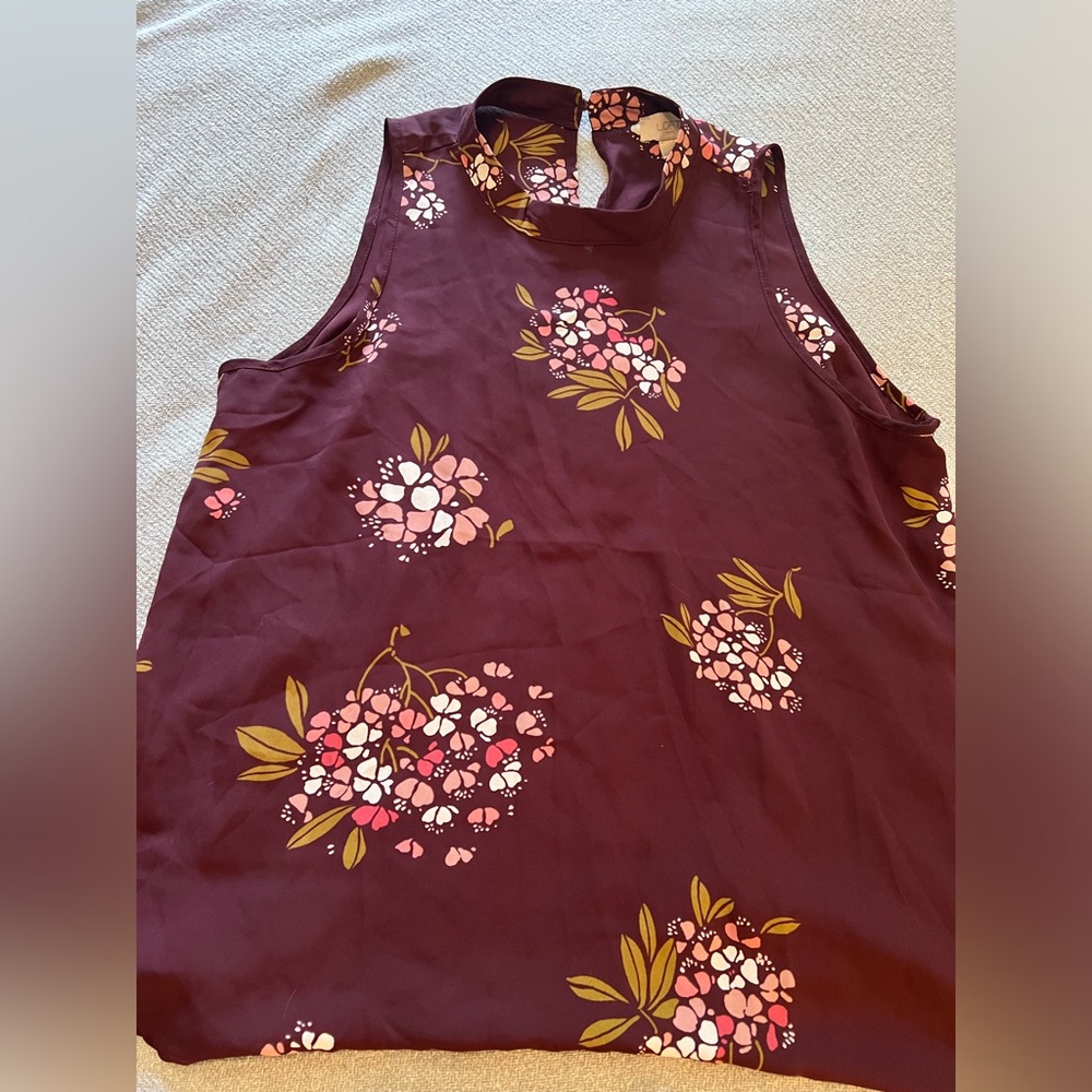 LOFT sleeveless top